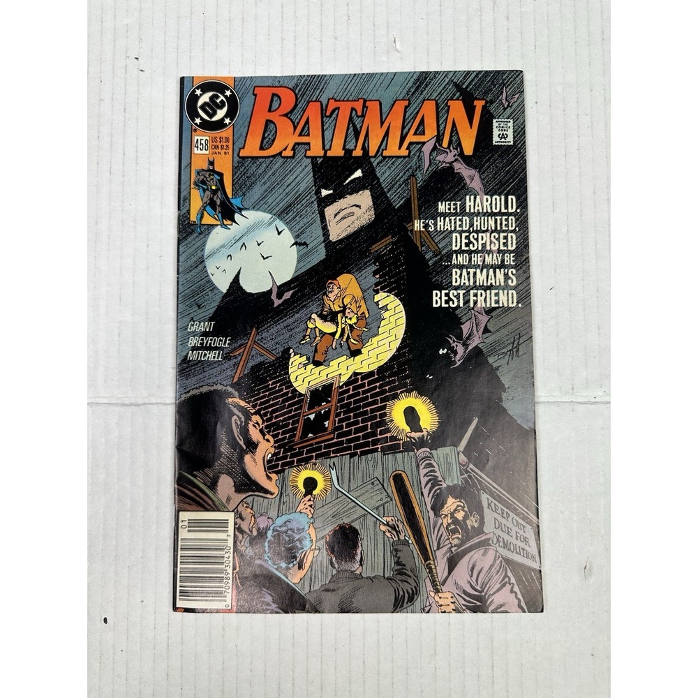 Batman #458 Vol. 1 1991 DC Comics Comic Book